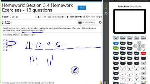 Dr  Swiersz Video Solving Section 3 4 Homework Exercises #1 Through #9   20171017 Stats