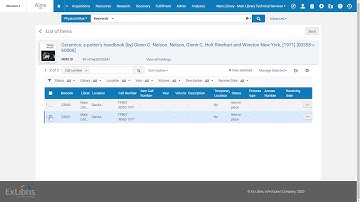 Alma July 2020 Release: Manage Selected Physical Items