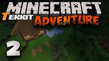 Minecraft Tekkit [Part 2] - Indoor Pool Anyone?