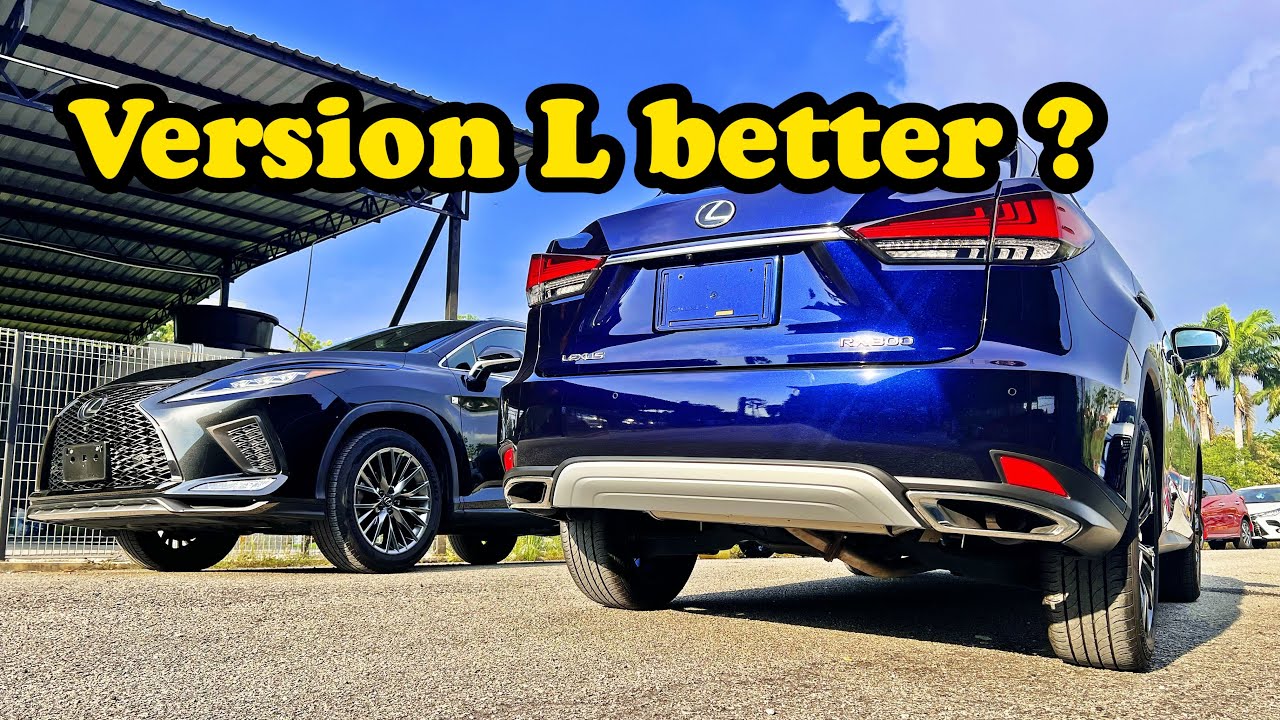 Lexus RX300 F Sport vs Version L [New Facelift] - YouTube