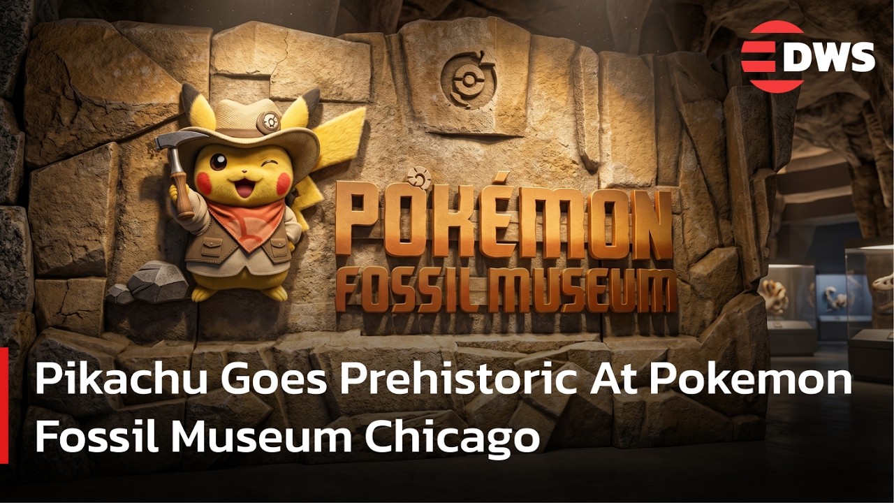 Pikachu Goes Prehistoric Pokemon Fossil Museum Debuts At Chicago