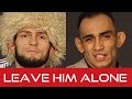 Khabib Nurmagomedov shuts down reporter on Tony Ferguson's Mental Health (UFC 249)