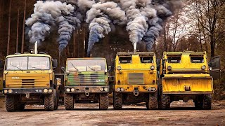 4x BRUTAL TATRA V12 Engines Start After Years | TATRA 813 KOLOS, GRAD, PMS, and 815 8x8