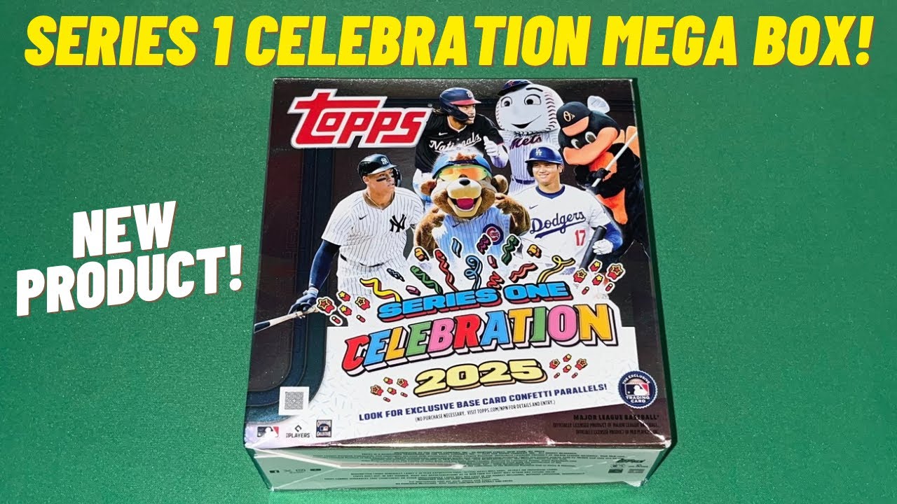 2025 Topps Series 1 Celebration Baseball Mega Box Opening Review 