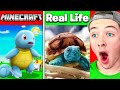 MINECRAFT POKEMON IN REAL LIFE! (part 2) | Rayquazza, Squirtle & MORE!