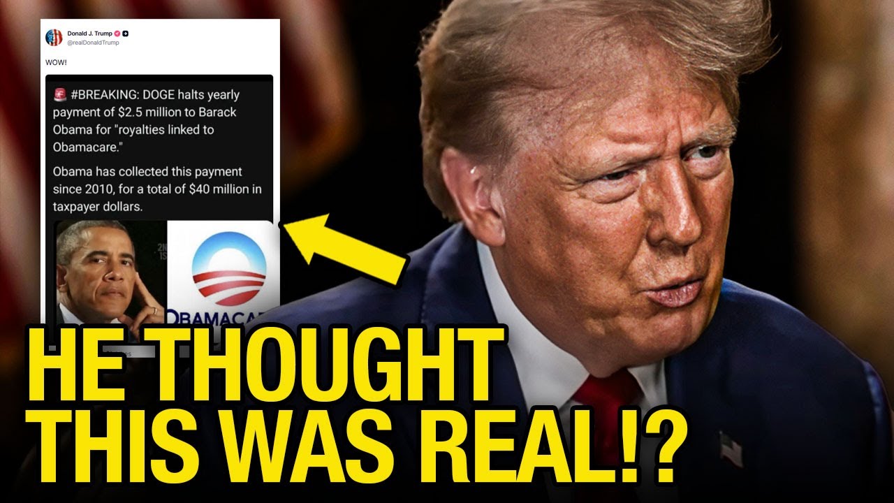 Trump FOOLED By Fake Satire Website
