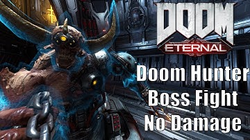 Doom Eternal - Doom Hunter Boss Fight (No Damage, Nightmare)