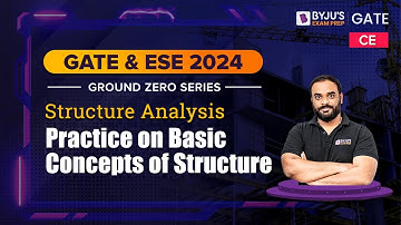GATE 2024 | Questions on Basic Concepts of Structure Analysis | ESE Civil Engineering (CE) Exam