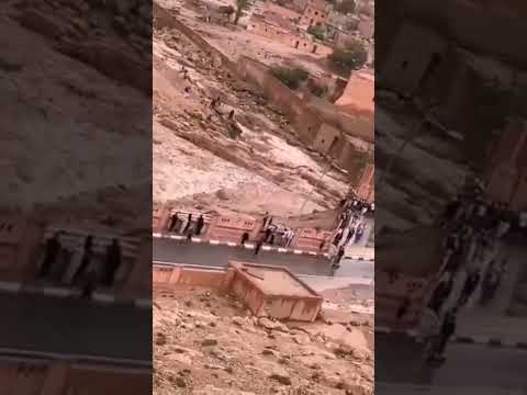 بوعرفه امطار الخير فيضانات اليوم بمدينه بوعرفه امطار Morocco الصحراء الشرقيه بالمغرب 