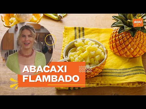Abacaxi flambado com sorvete de coco | Rita Lobo | Cozinha Prática