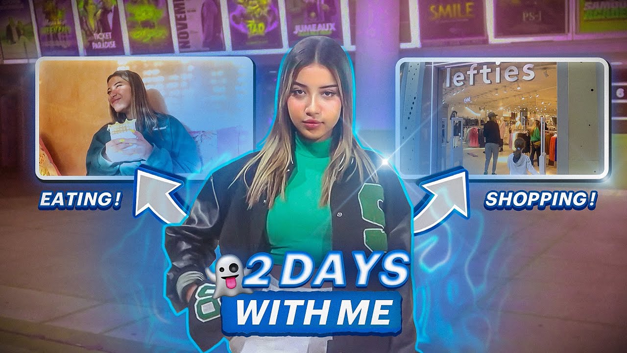 2 days with me 😍(watching scary movie 🍿 - shopping 🛍️ - cooking 🧑‍🍳…)