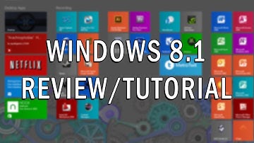 Windows 8.1 Upgrade Review/Tutorial
