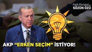 AKP “ERKEN SEÇİM” İSTİYOR! BORCU ONLAR YAPTI VERGİYİ BİZ ÖDÜYORUZ