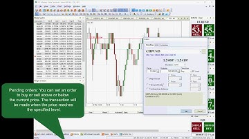 Orders features in trading platform Nettradex | IFC Markets