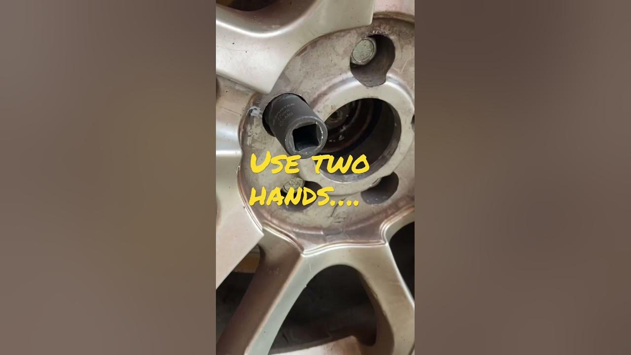 Lost locking wheel nut fix..! YouTube