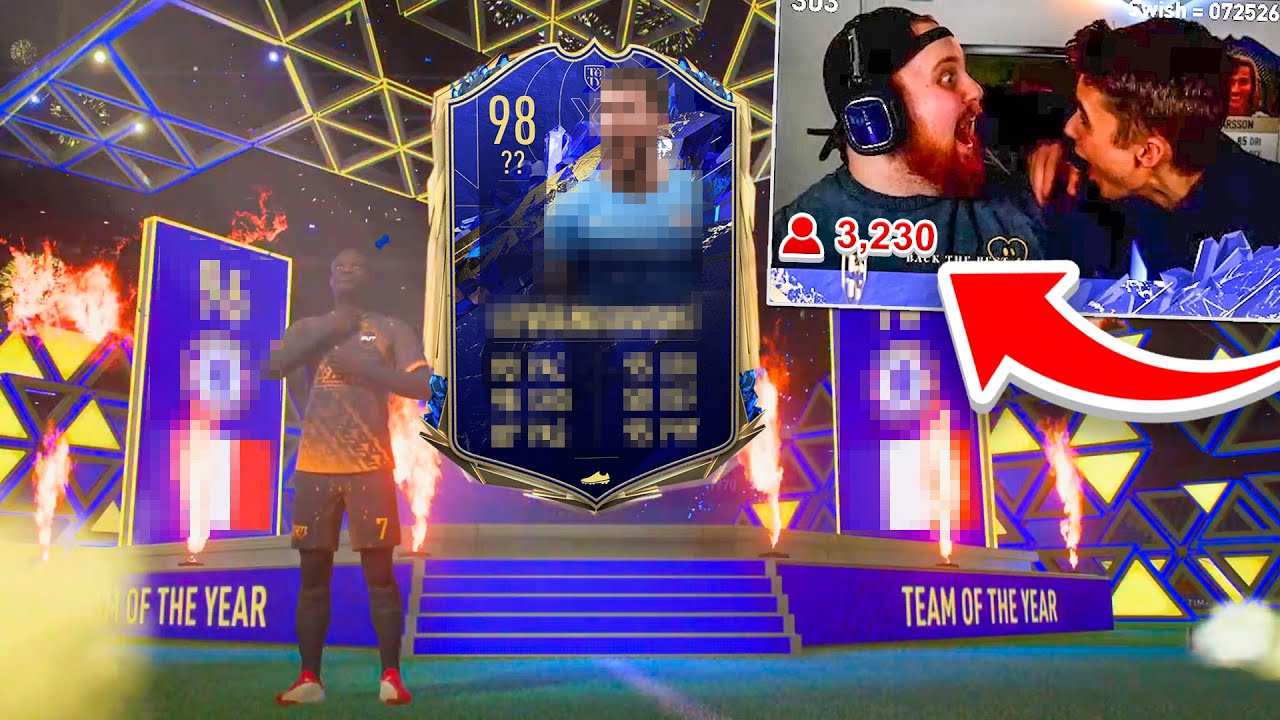 SJUKASTE TOTY PACKSEN!! *8 TOTY + Prime Icon PACKADE* [24H STREAM HIGHLIGHTS]