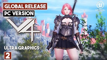 V4 Gameplay PC English Version MMORPG Global Release by Nexon