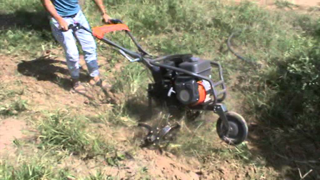 Husqvarna TF230 4 Stroke Tiller 02 YouTube