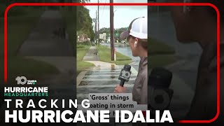 ‘Gross’ things floating in Florida storm water after Hurricane Idalia