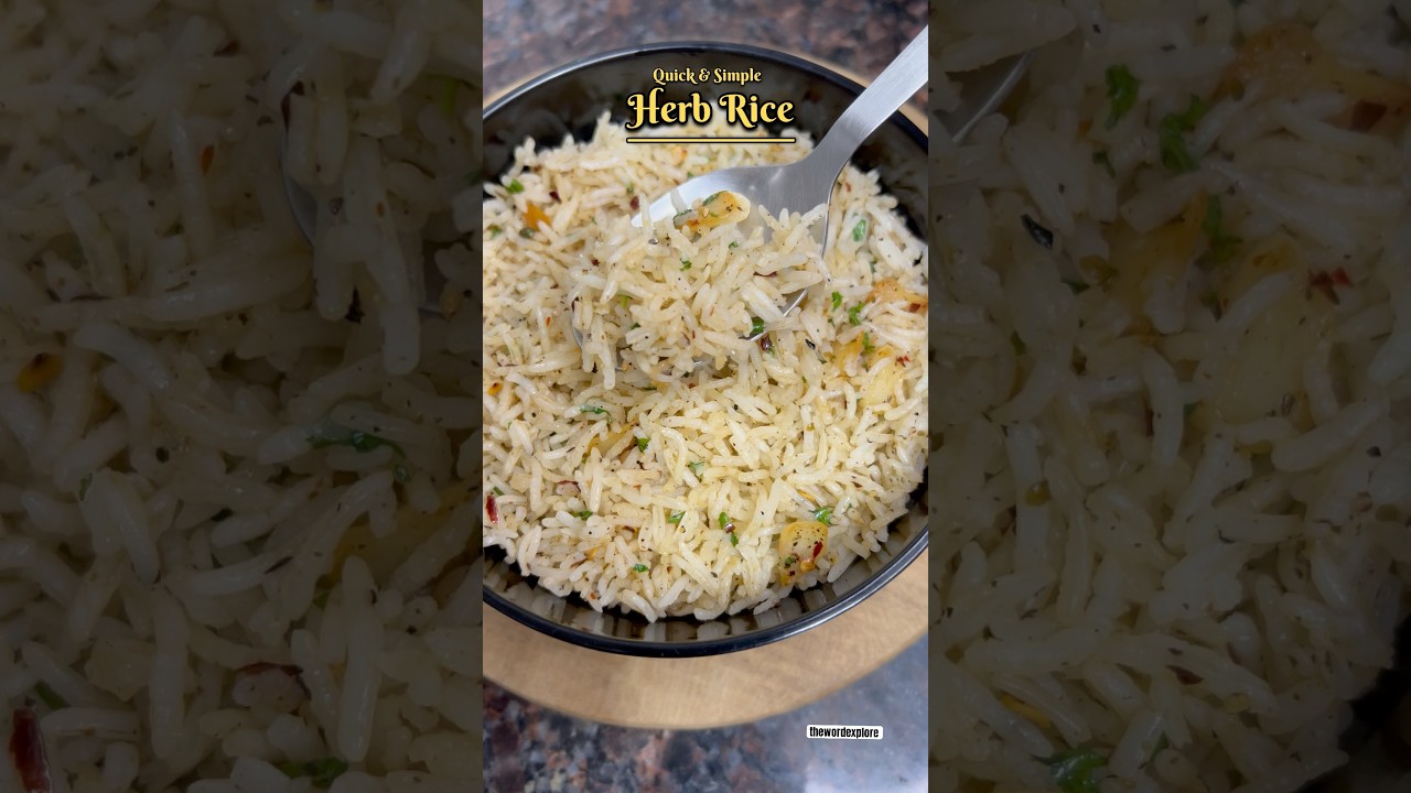 Herb Rice Recipe || Easy Rice Recipes || Easy Recipes || Herb Rice || 
