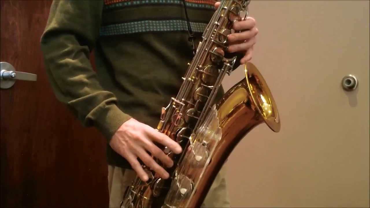 1962 Keilwerth Toneking Tenor Saxophone demo - YouTube
