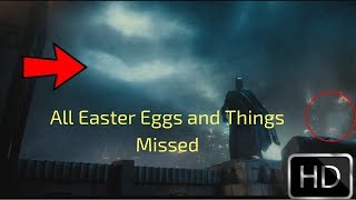 JUSTICE LEAGUE TRAILER #2 ALL EASTER EGGS AND THINGS MISSED