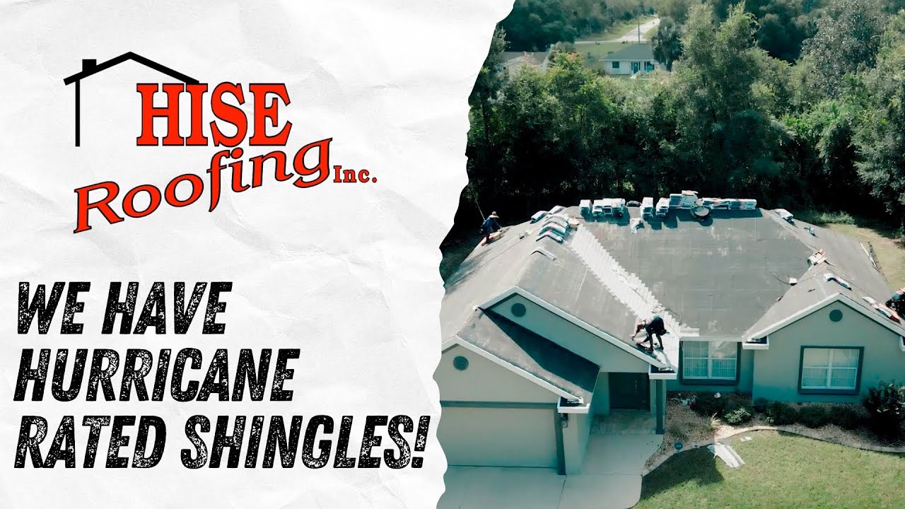 We Have Hurricane Rated Shingles! | Hise Roofing - YouTube