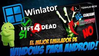 El Emulador MÁS PODEROSO de WINDOWS para ANDROID! | Winlator | Tutorial en Español