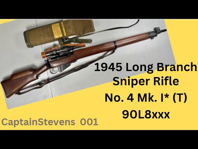 1945 Long Branch Sniper Rifle No 4 MkI* (T) 90L8xxx series 