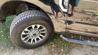 2022 Ford F350 15K miles and Goodyear Adventure tires near shot!