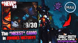 How I Unlocked the *NICEST CAMO* in Black Ops 7 Zombies... (INSANE XP FARM)
