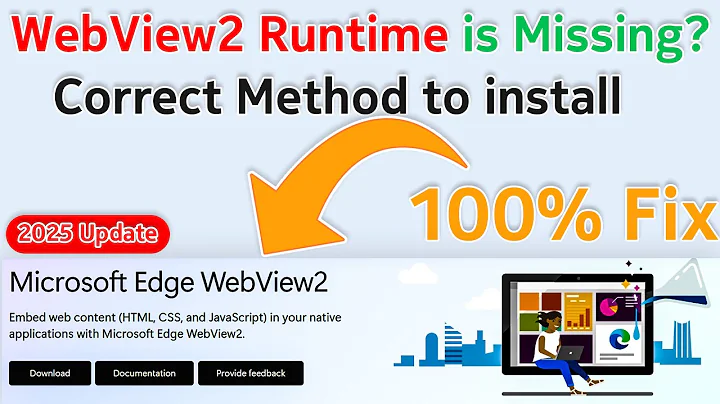 Microsoft Edge WebView2 Runtime is Missing Install Web View 2