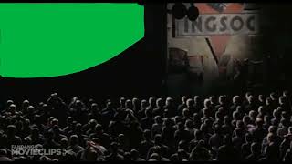 1984 'two minutes hate' Greenscreen/chroma key