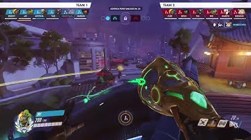 Incredibly clean Lucio rollout on Lijiang Tower (Garden) into a triple environmental kill!