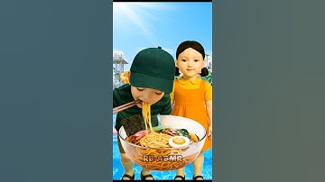 Squid Game AI Ramen ASMR #squidgame #squidgame2 #ai #asmr