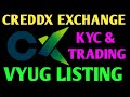 Creddx Exchange Update | Ai Trading Update | Vyug Listing Update | Creddx Affiliate Program Update