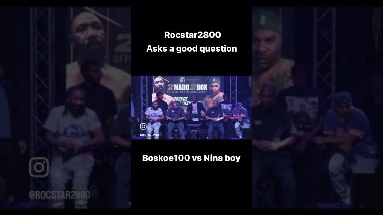 Boskoe100 vs NinaBoy Press Conference w/ Rocstar2800