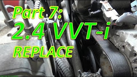 P7/31. How to replace Toyota Camry 2.4 VVT-i engine. Drive Belt removal