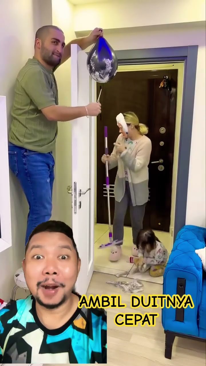 PRANK BALON PAPA GAGAL DEH!!!?? #comedy #shortsfeed #shorts