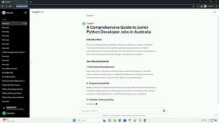 junior python developer jobs in australia