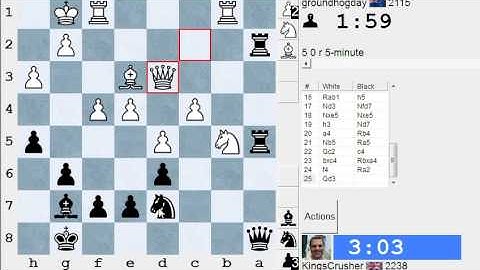 LIVE Blitz #2027 (Speed) Chess Game (Chessworld.net)  - Benko Gambit