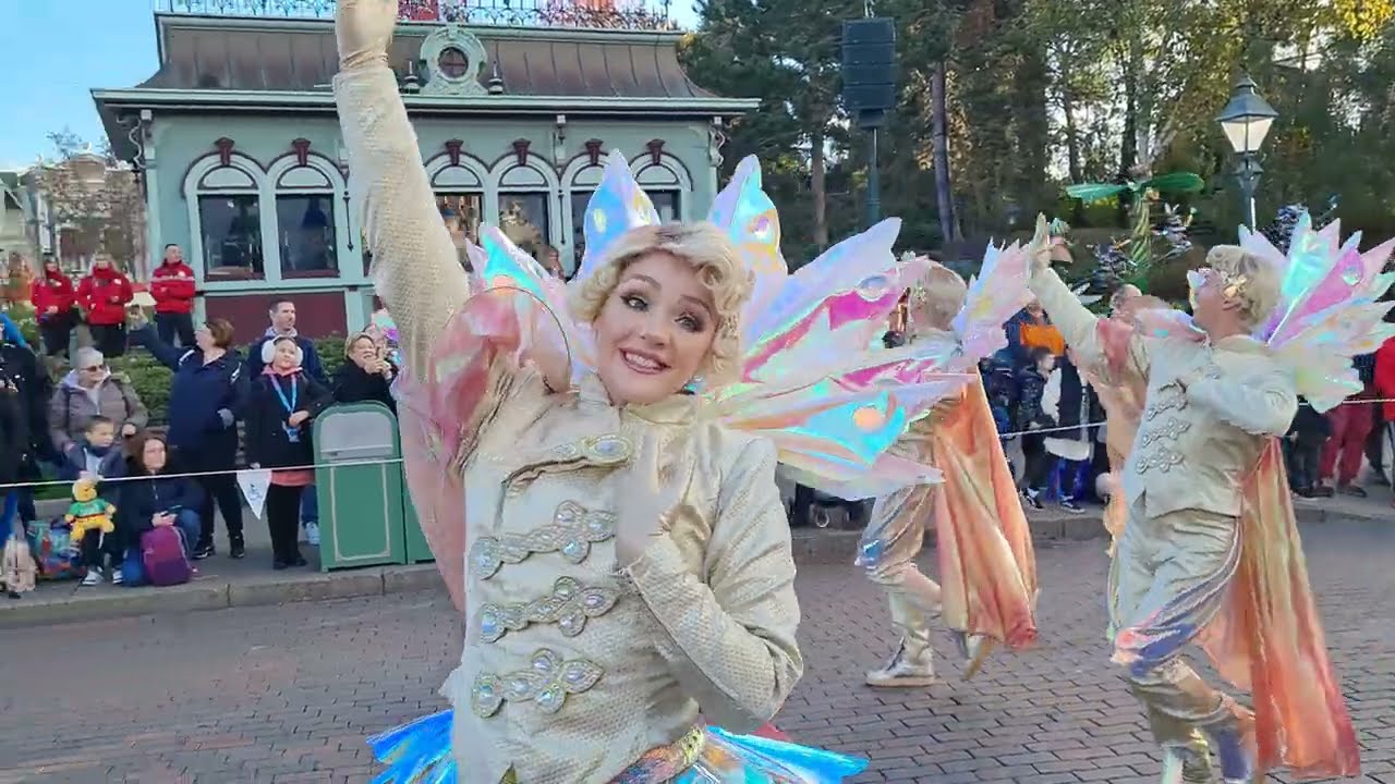 Mickey's Dazzling Christmas Parade , Disneyland Paris, 18th November 2022, daytime at the Castle
