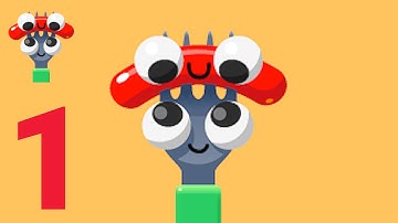 Fork and sausage game - Part 1 - Levels 1 - 16 - New video Android, iOS
