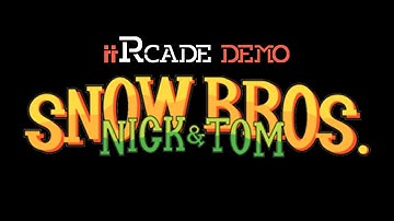 iiRcade DEMO - Snow Bros. - Nick & Tom
