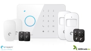 eTIGER S3b Sim Secual – Bezprzewodowy system bezpieczeństwa z nadajnikiem GSM (iOS/Android)
