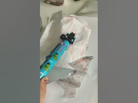 шлепа из бумаги - YouTube