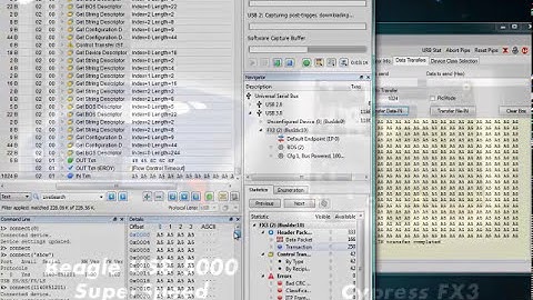 Cypress FX3 MCU and the Beagle USB 5000 v2 SuperSpeed Protocol Analyzer