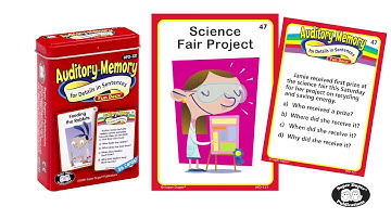 Auditory Memory for Details in Sentences Fun Deck - Show Me How video by Super Duper Publications