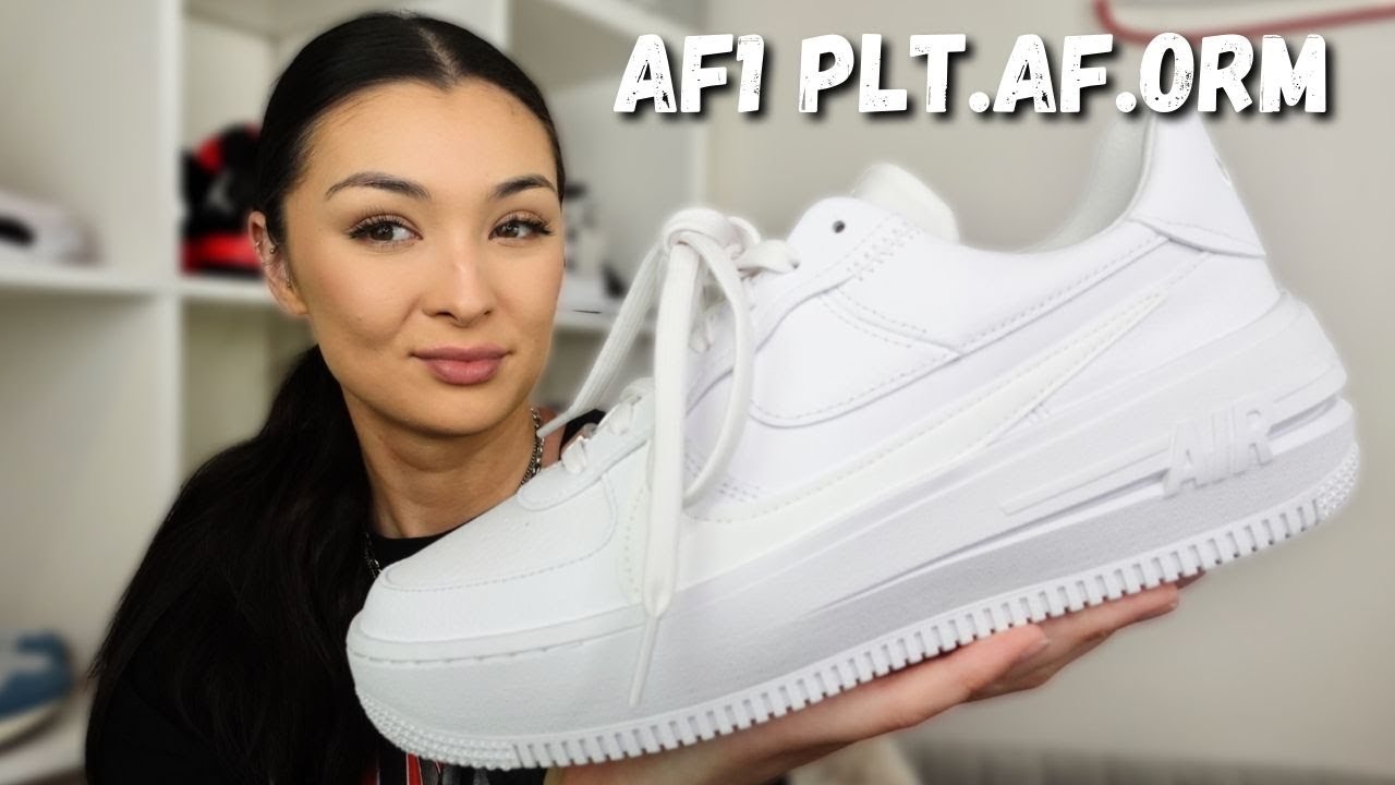 NIKE AIR PLT.AF.ORM & ON FEET - YouTube