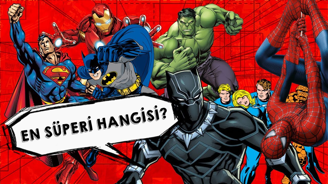 En Sevilen Süper Kahraman Hangisi? - DC/ Marvel - YouTube